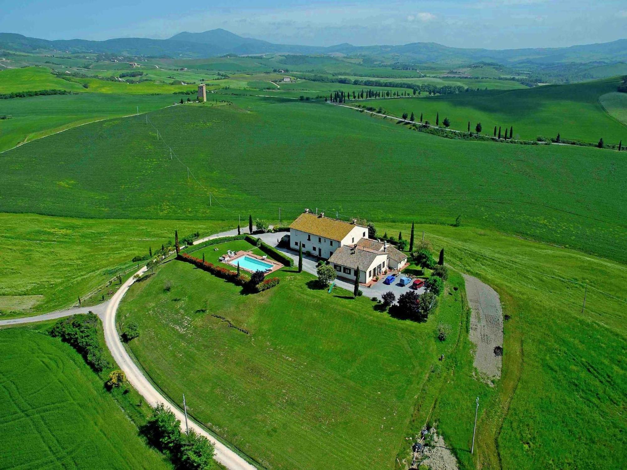 Modern Farmhouse In Pienza With Pool מראה חיצוני תמונה